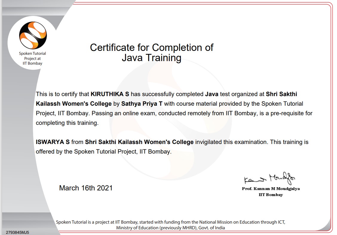 Personal Portfolio - Kiruthika